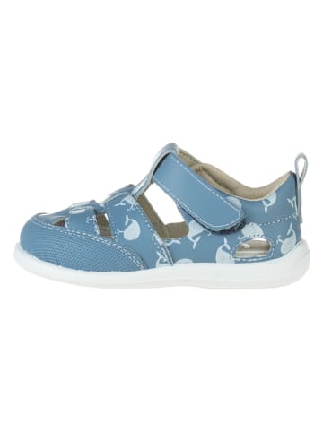 kmins Leren enkelsandalen blauw