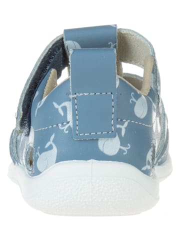 kmins Leren enkelsandalen blauw