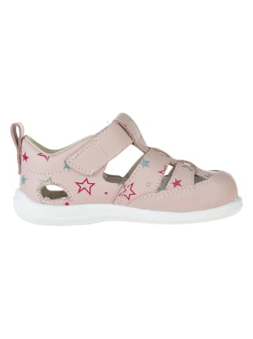 kmins Leren enkelsandalen lichtroze