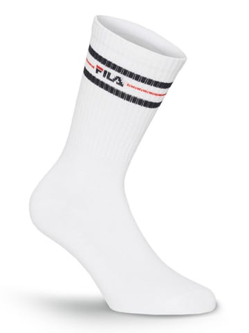 Fila 9er-Set Socken in Weiß