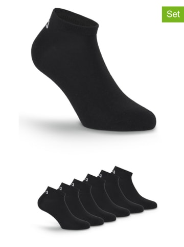 Fila Skarpety (6 par) w kolorze czarnym do sneakersów