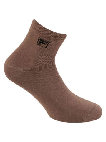 Fila 6er-Set Socken in Creme/ Hellbraun/ Schwarz