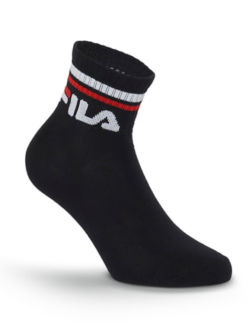 Fila 6er-Set Socken in Schwarz