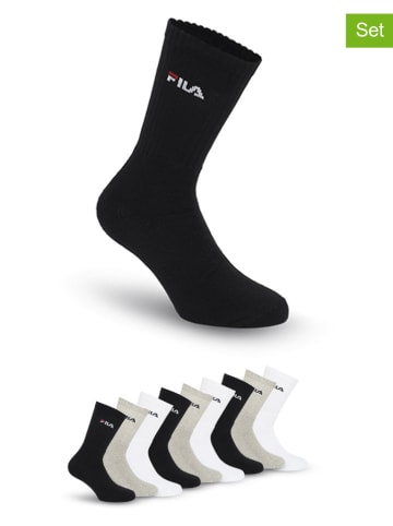 Fila Skarpety (9 par) w kolorze czarnym, białym i szarym do tenisa