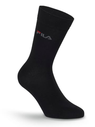Fila 6er-Set Socken in Schwarz
