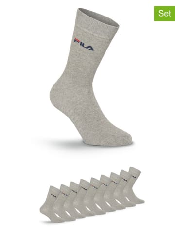 Fila 9er-Set Socken in Grau