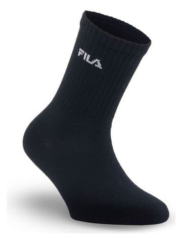 Fila 6er-Set Socken in Schwarz