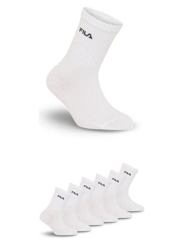 Fila 6er-Set Socken in Weiß