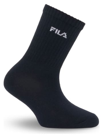 Fila 6er-Set Socken in Grau/ Schwarz/ Weiß