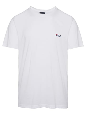 Fila Pyjama in Weiß/ Dunkelblau