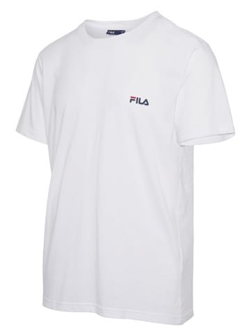 Fila Pyjama in Weiß/ Dunkelblau