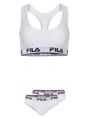 Fila 3-częściowy zestaw bielizny w kolorze białym