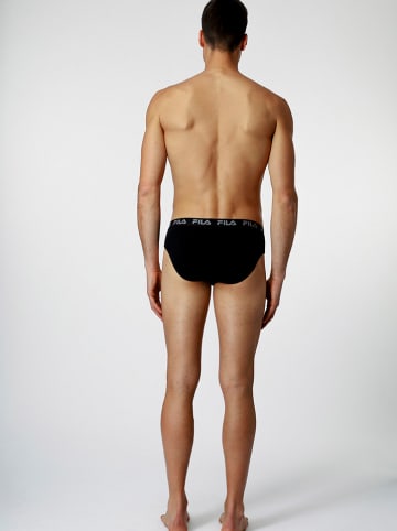Fila 2er-Set Slips in Schwarz