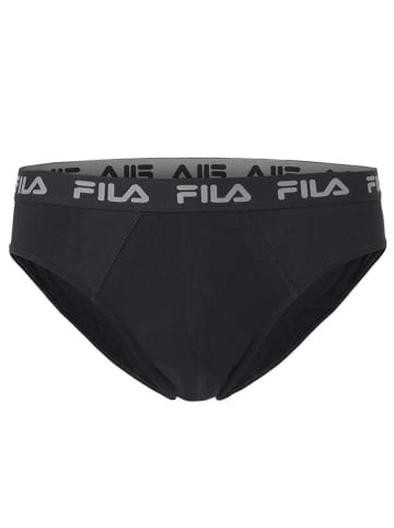 Fila 3er-Set Slips in Schwarz