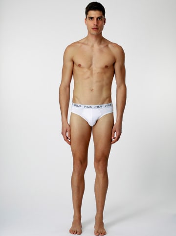 Fila 3er-Set Slips in Weiß