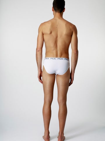 Fila 3er-Set Slips in Weiß