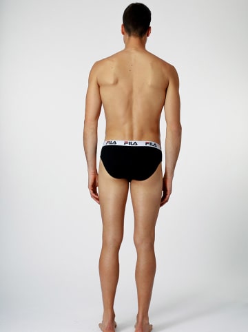 Fila 3er-Set Slips in Schwarz