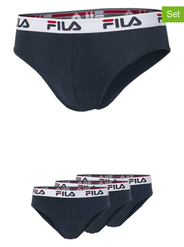 Fila 3er-Set Slips in Dunkelblau