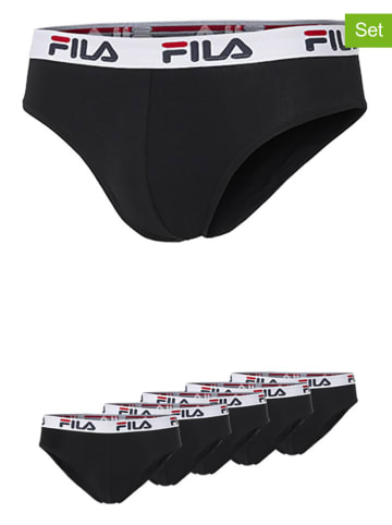 Fila Slipy (5 par) w kolorze czarnym