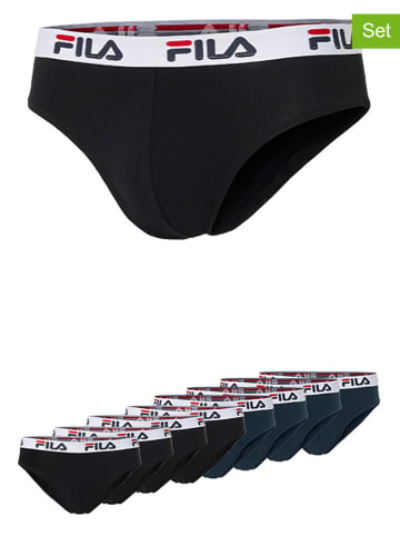 Fila Slipy (8 par) w kolorze granatowym i czarnym