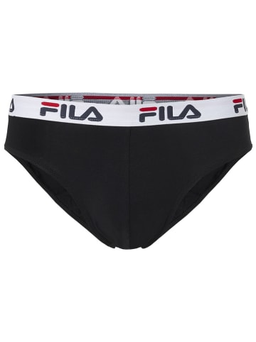 Fila 8er-Set Slips in Schwarz