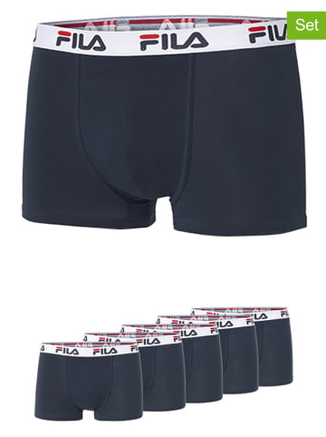 Fila 5er-Set Boxershorts in Dunkelblau