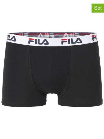 Fila 8er-Set Boxershorts in Schwarz