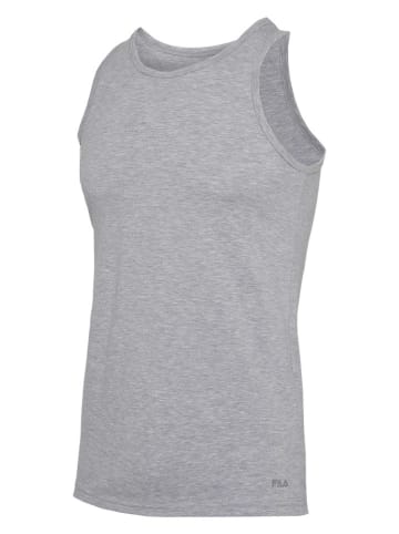 Fila 2er-Set Unterhemden in Grau