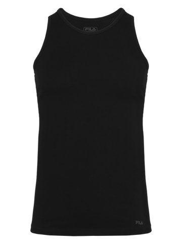 Fila 5er-Set Unterhemden in Schwarz