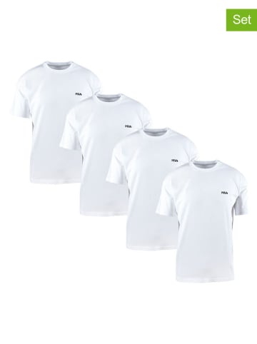Fila 2er-Set: Shirts in Weiß