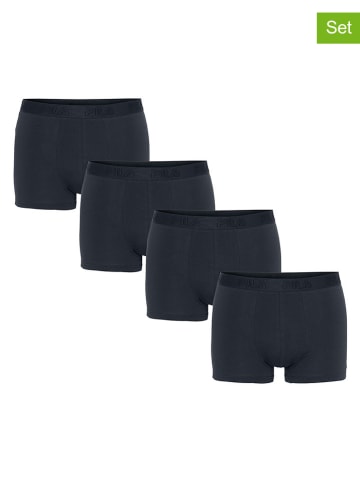 Fila 4er-Set: Boxershorts in Dunkelblau