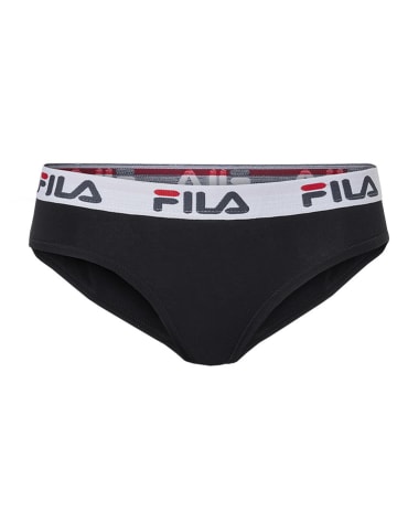 Fila 2er-Set Slips in Schwarz
