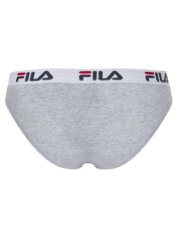 Fila 3er-Set Slips in Grau/ Weiß