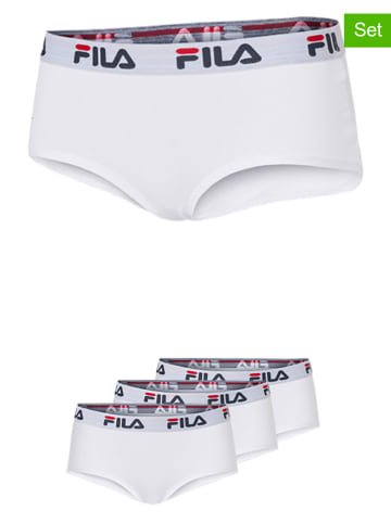 Fila 3er-Set Pantys in Weiß