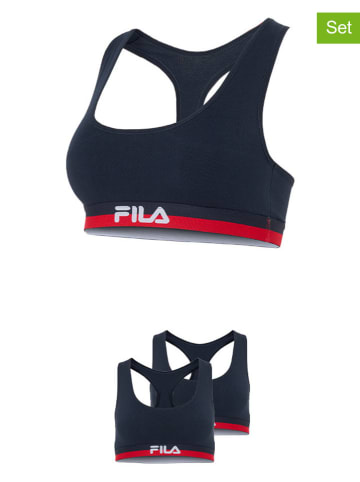 Fila 2er-Set Bustiers in Schwarz