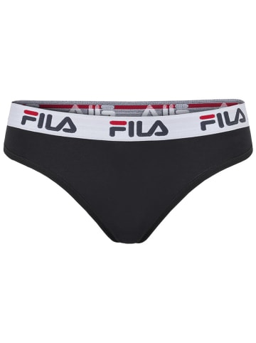 Fila Stringi (3 pary) w kolorze czarno-białym
