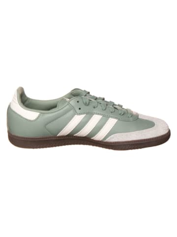 adidas Skórzane sneakersy "Samba" w kolorze turkusowym