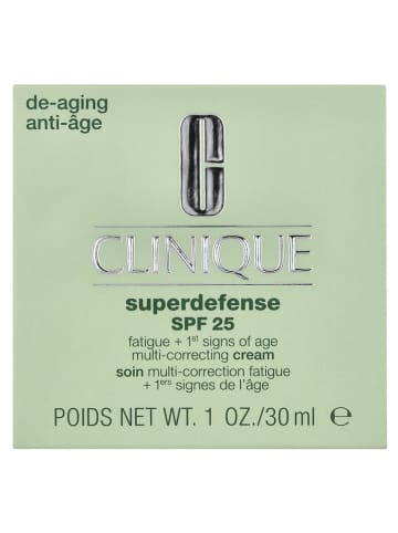 Clinique Anti-Aging-Sonnencreme "Superdefense" - LSF 25, 30 ml