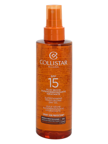 Collistar Olejek przeciwsłoneczny "Supertanning Moisturizing Dry Oil" - SPF 15 - 200 ml