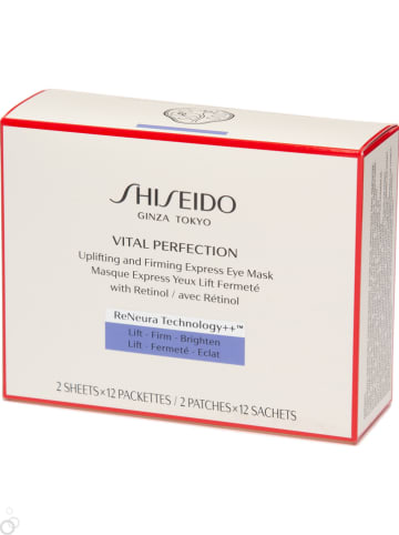 Shiseido Maski pod oczy (12 szt.) "Vital Perfection Uplifting and Firming Express"