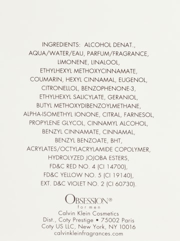 Calvin Klein Obsession Homme - eau de toilette, 125 ml