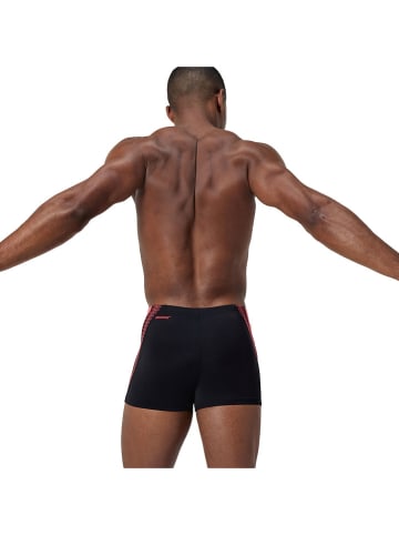 Speedo Badehose "End+ Hyperboom" in Schwarz/ Koralle