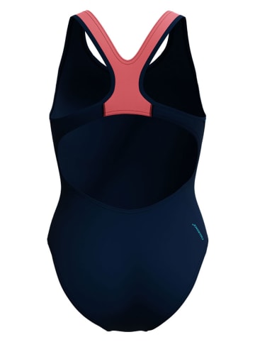 Speedo Badeanzug "Eco+ Plastisol" in Dunkelblau/ Bunt