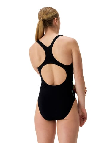 Speedo Badpak "Medalist" zwart/meerkleurig
