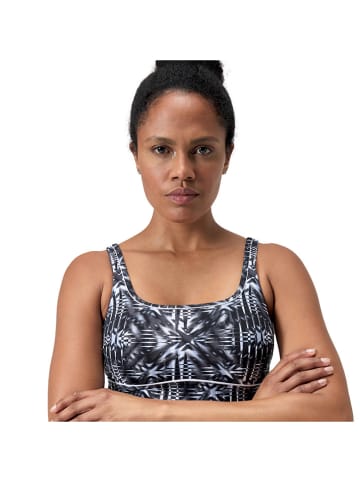 Speedo Strój kąpielowy "Eco Conteclipse" w kolorze czarno-białym