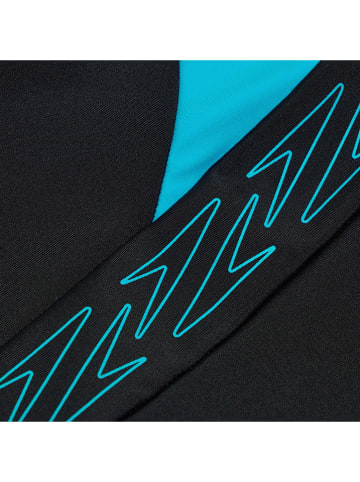 Speedo Badehose "Eco Hyoerboom" in Schwarz/ Hellblau