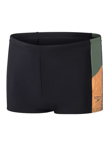 Speedo Zwembroek "Eco Dive" zwart/oranje/kaki