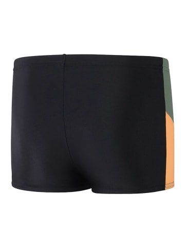 Speedo Badehose "Eco Dive" in Schwarz/ Orange/ Khaki