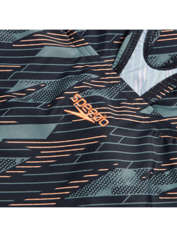 Speedo Badpak ''Eco'' zwart/kaki