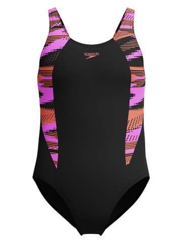 Speedo Badpak "H-Boom" zwart/paars